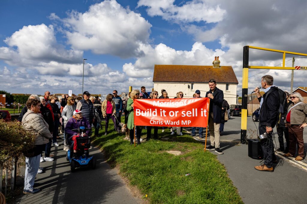 More Than 100 March in Peacehaven Over Morrisons Store Delays
