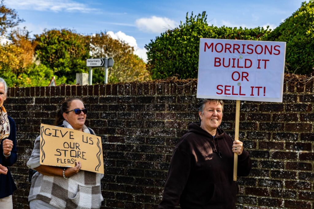 More Than 100 March in Peacehaven Over Morrisons Store Delays