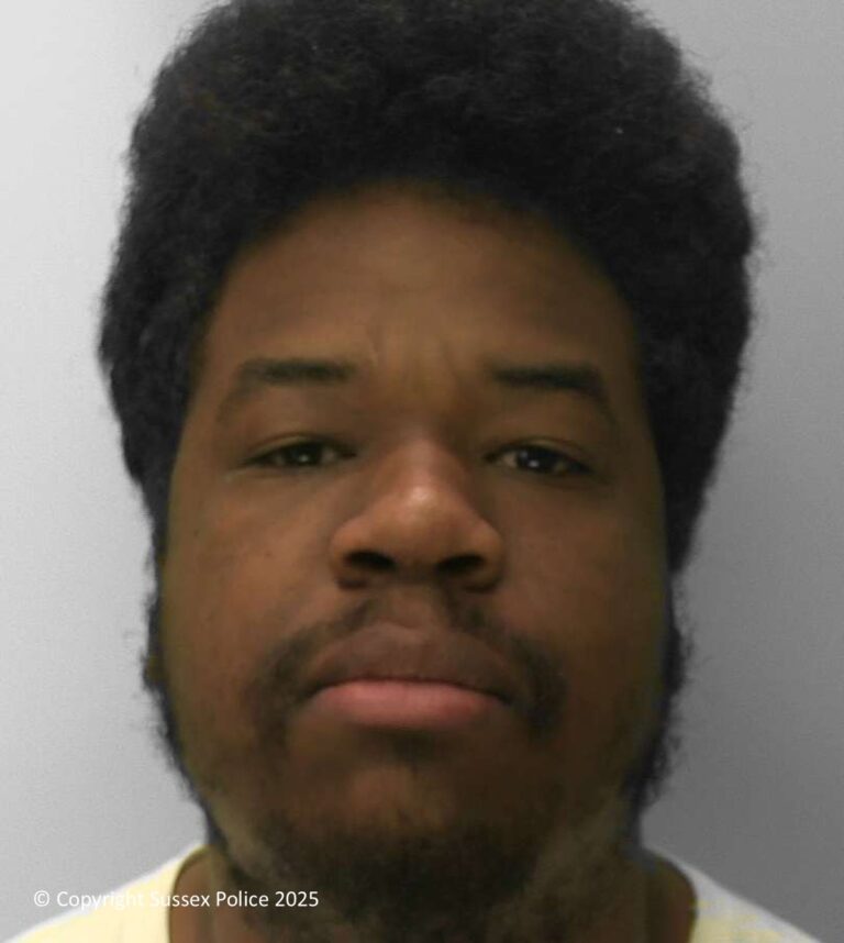 Shevane Collins, 32, from Lewisham, was found guilty of supplying crack cocaine and heroin into the Hampden Park area of Eastbourne.