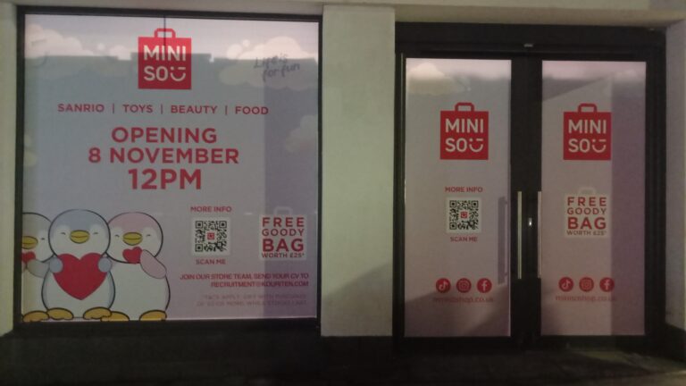 Front of Mini So store in North Street Brighton