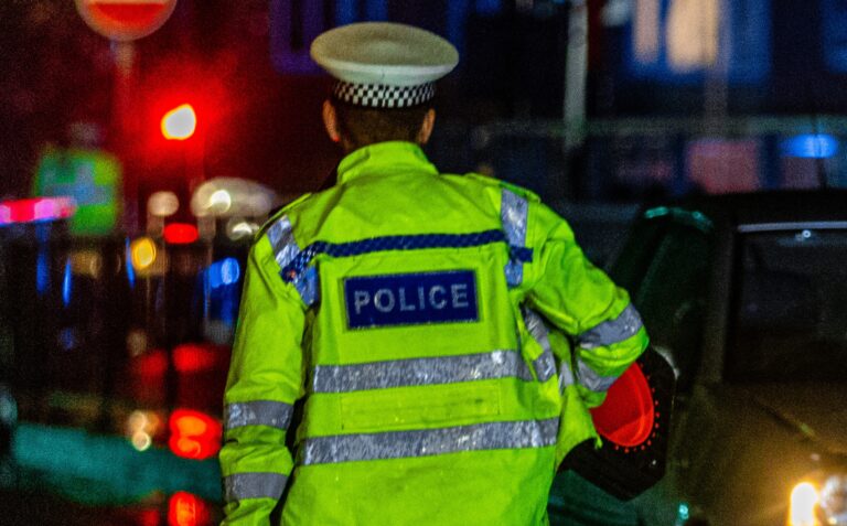 traffic police stock