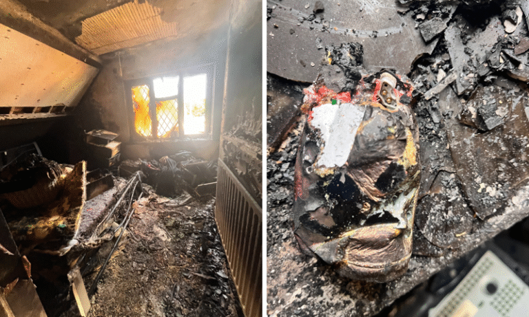 Firefighters issue warning after vape sparks house blaze in Aldwick
