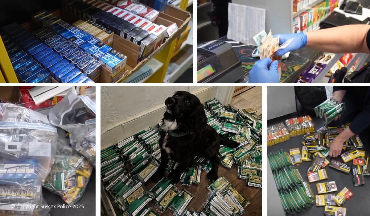 Sussex Police raid 76 premises in money laundering and illegal goods investigatio