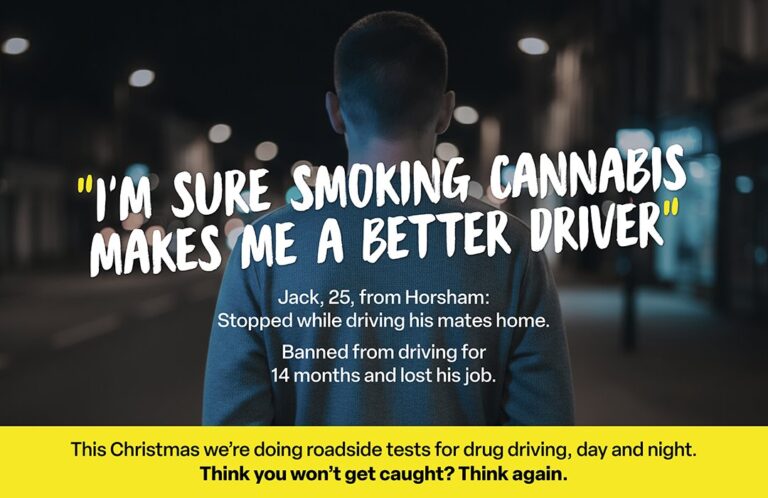 Sussex Police Launch Christmas Crackdown on Drink and Drug-Driving: “Think Again”