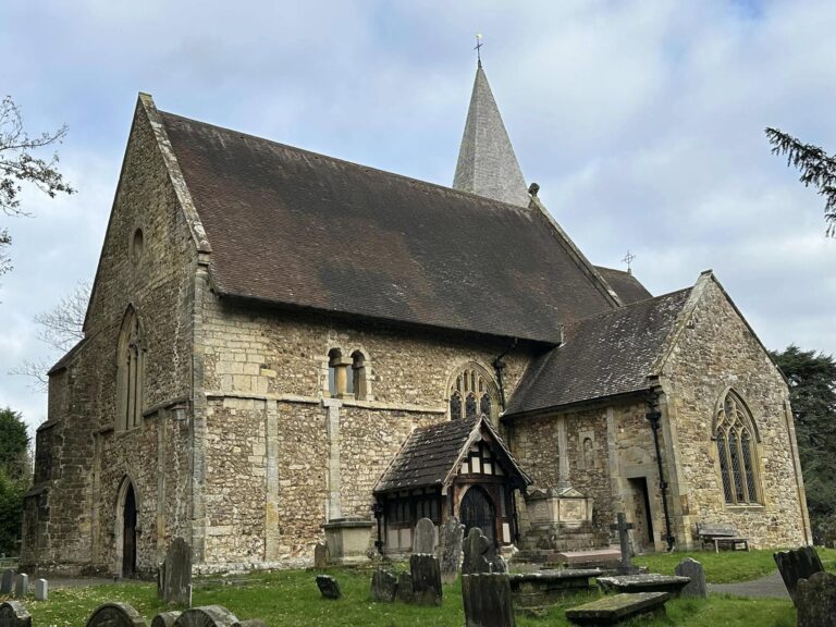 St Nicholas Church in Worth, a Grade I listed site of significant historical importance,