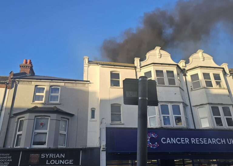Bin Store Fire in Bexhill Prompts Emergency Response and Public Warning