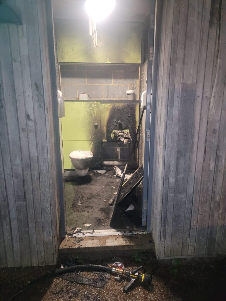 Cafe toilets damaged in suspected arson attack at Peacehaven sports park