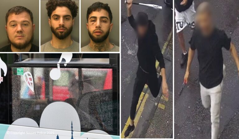 Five men sentenced following violent disorder in Brighton