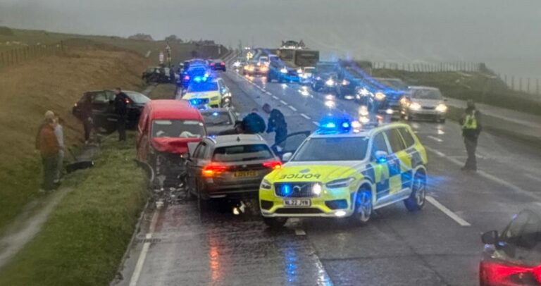 Traffic chaos on A259 near Roedean after police chase involving Royal Mail van